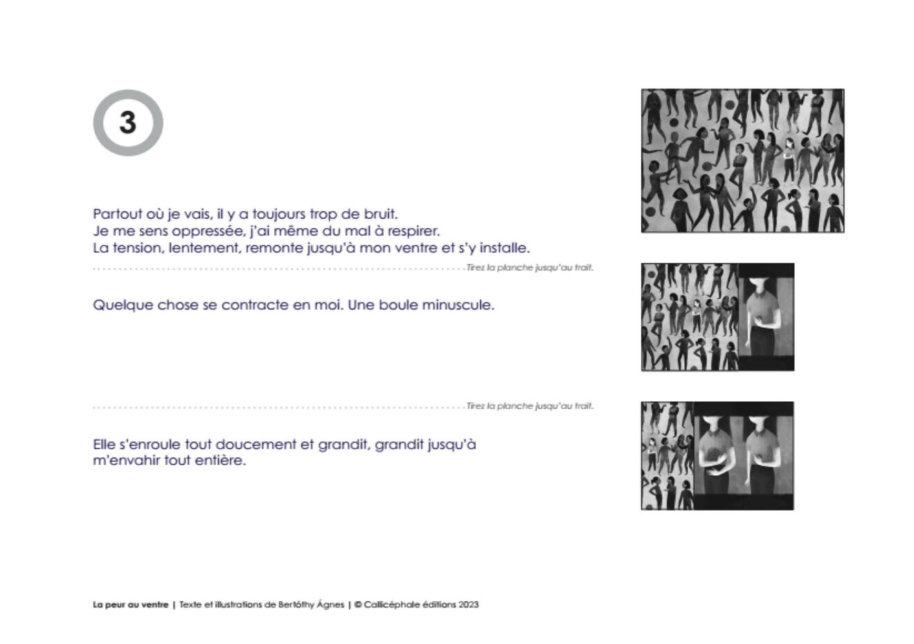 La peur au ventre Éditions Callicéphale